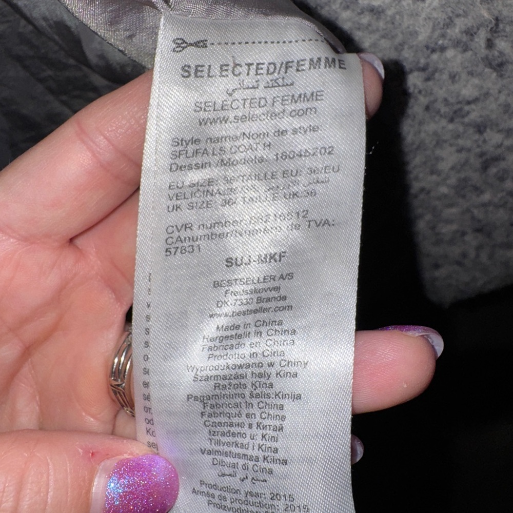 Selected Femme Wool Blend Trench Coat
Size 4 (36 EU) - Picture 6 of 7